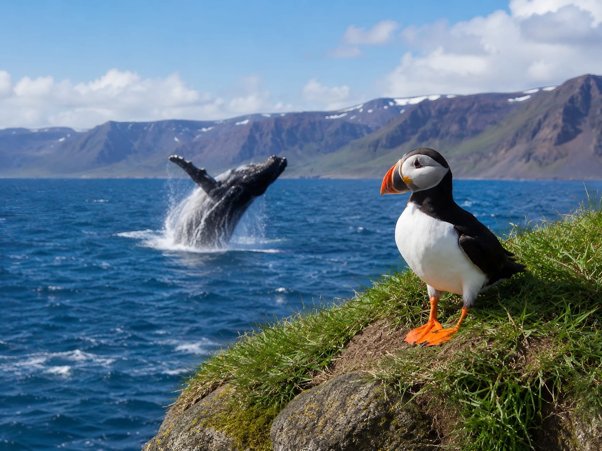 Whale And Puffin Watching Reykjavik